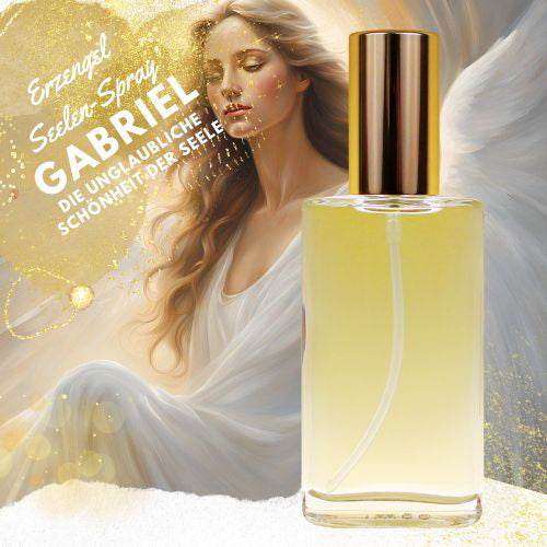 „Seelen Spray Gabriel mit ätherischen Ölen – Vergebung, Selbstliebe & Sanftheit. Erzengel-Energie für inneren Frieden & Herzöffnung.“