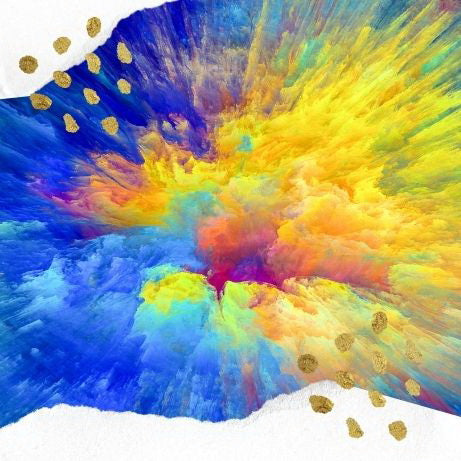 Seelen Sprays von Urvertrauen in den Farben blau