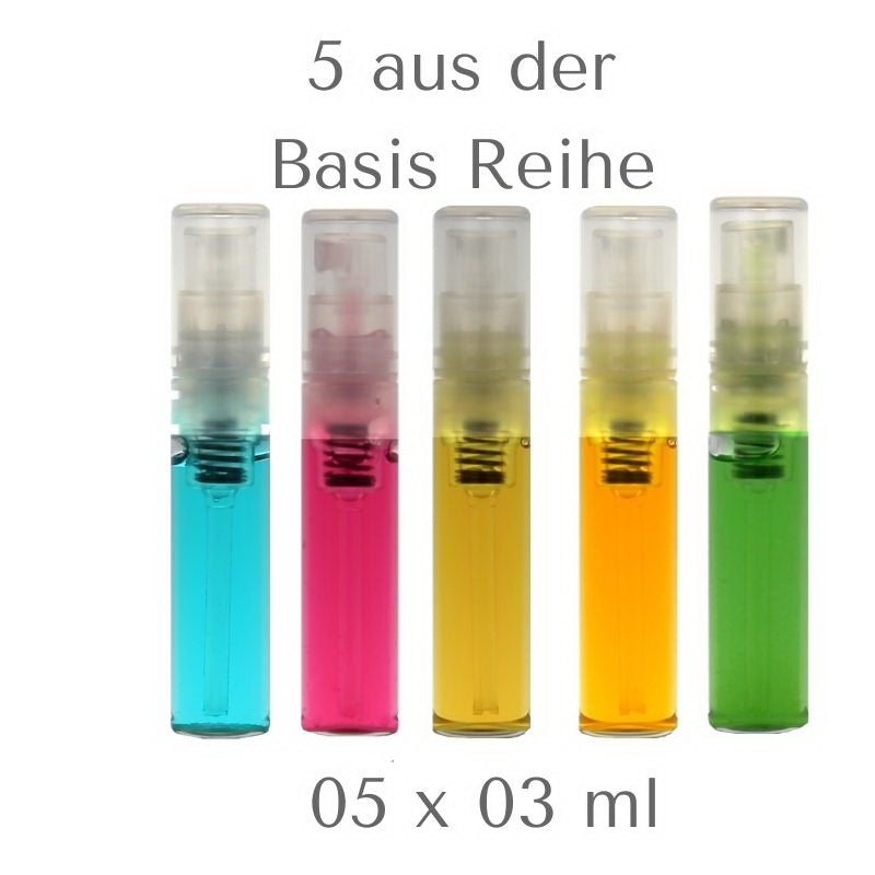 Fünf Seelen Sprays aus der Basis Reihe in der 0,3 ml Variante